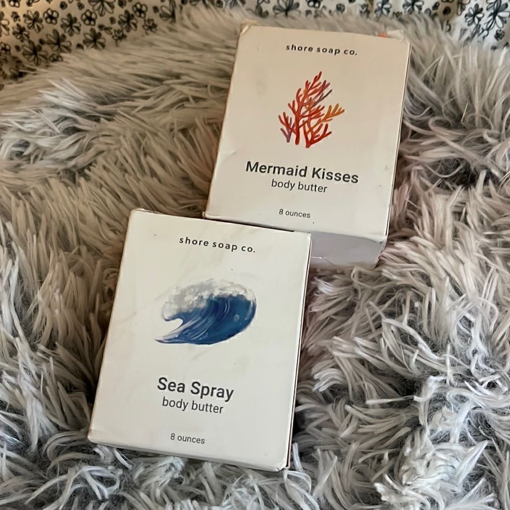 Shore soap co body butter x2 mermaid kissed sea spray